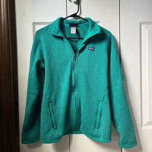 Teal Patagonia Zip-Up. Excellent condition!